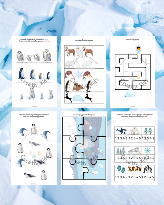 Mon livret d'activités : BANQUISE