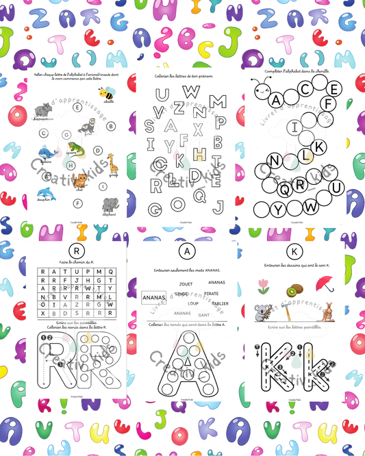 Mon livret d'activité : L'ALPHABET