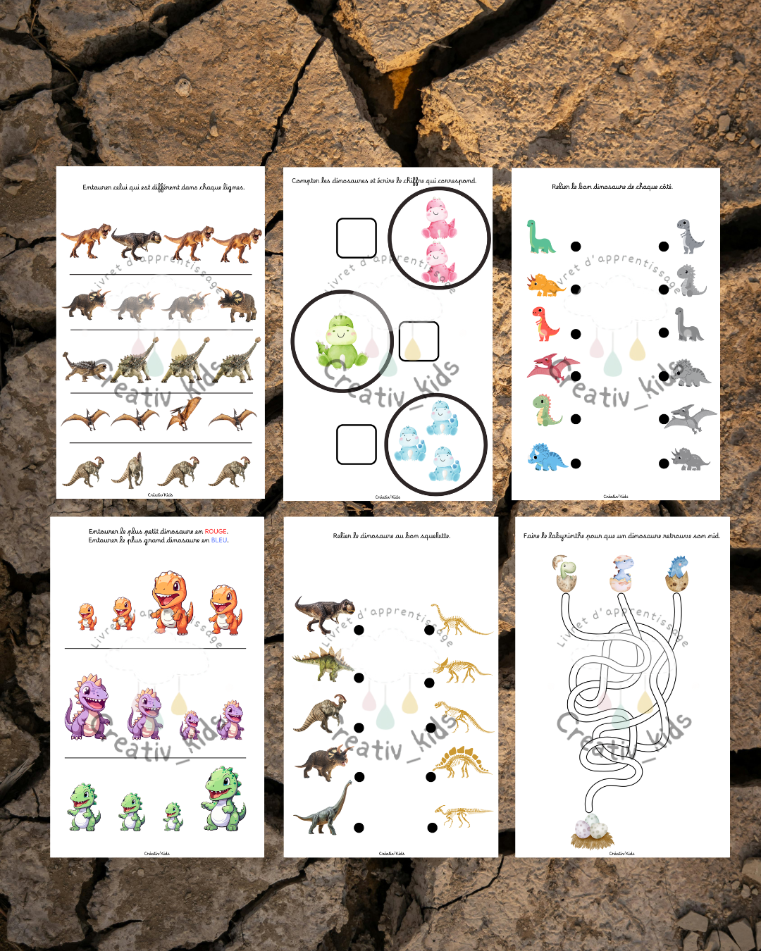 My activity booklet: DINOSAURS