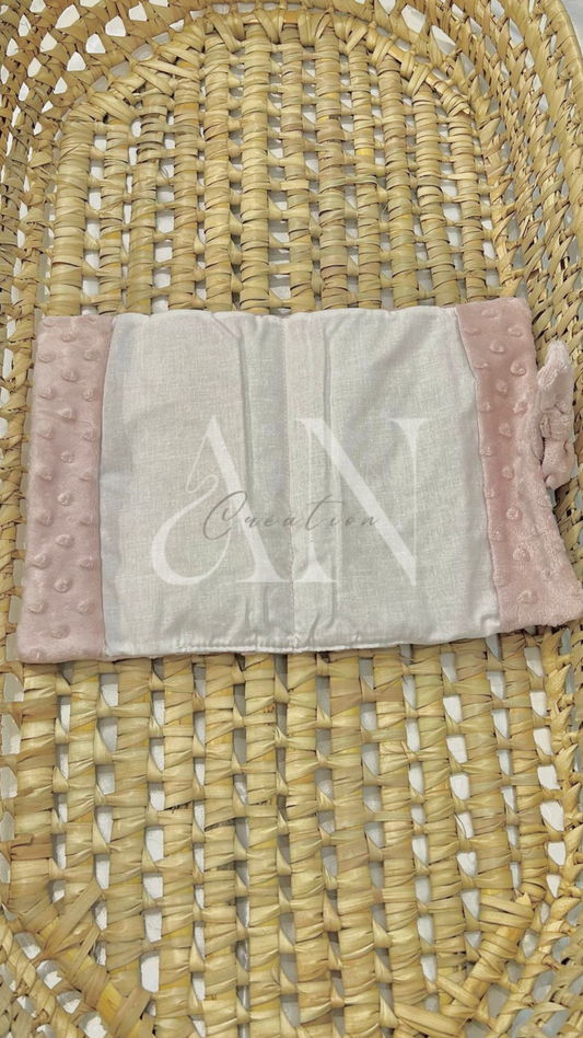 Protège carnet de santé avec nœud