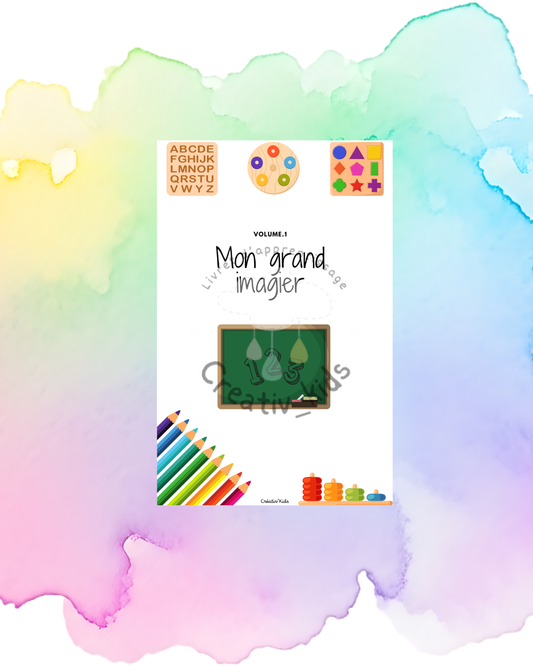 Mon livret d'activités : MON GRAND IMAGIER VOL.1