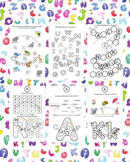 Mon livret d'activité : L'ALPHABET