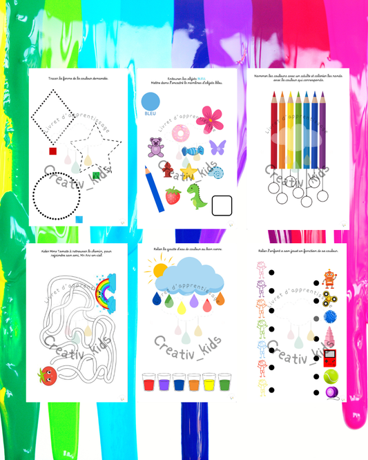 Mon livret d'activités : COULEURS