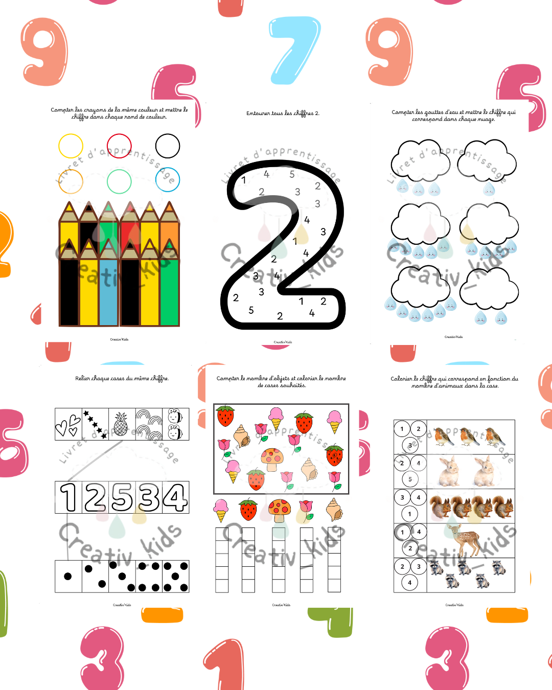 Mon livret d'activité : LES CHIFFRES (de 0 à 10)