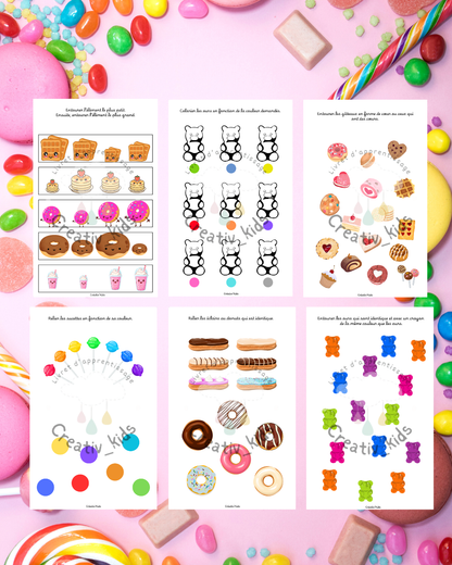 Mon livret d'activités :  GOURMANDISES