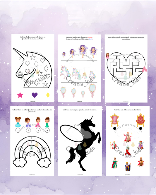 Mon livret d'activités :  FÉES