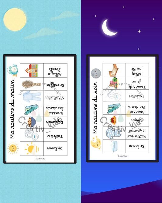 Morning and evening routine